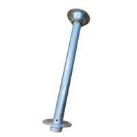 Table Pedestal with Lock, Swivel and Stowable
