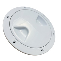 Round Inspection Port - White (150mm)