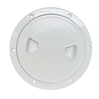 Deck Plate 162mm (6") Plastic White