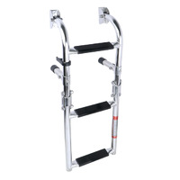  Folding Boat Ladder - Anti-slip 1 + 2 Steps