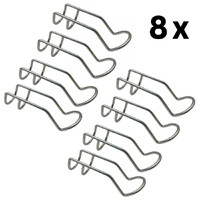 8 x Rod Holder 6mm - Double Wire