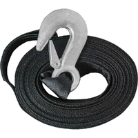 Heavy Duty Winch Strap with Snap Hook - 6m