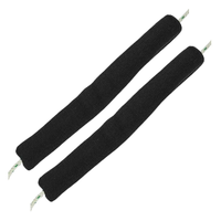 Marine Rope Cover for Fender Rope - Black 2 Pack (500mm)