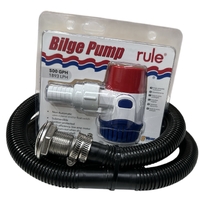 Electric Bilge Pump 500 GPH Kit