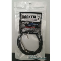 Shark/Game Rig 6/0 Single Hook with 200lb Wire Trace
