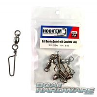 Size 7 Ball Bearing Swivel with Coastlock Snap (Pack of 6)