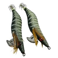 2 x Squid Jig Hosaku 3 grams Black Stripe (UV Reactive)